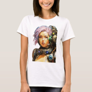 Post-apokalyptisches Cyborg T-Shirt