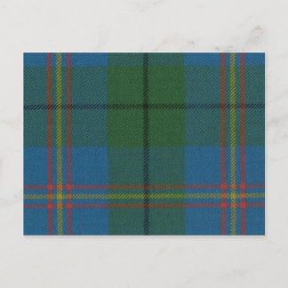 Post Card Carmichael Ancient Tartan Print Postkarte