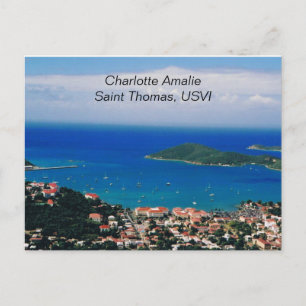 Post Card Charlotte Amalie, Saint Thomas, USVI Postkarte