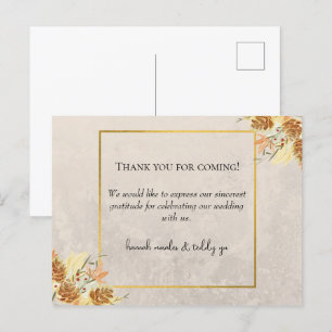 Post Card Danke, dass du gekommen bist! Postkarte