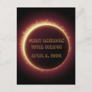 Post-Card-Eclipse 2024 Postkarte