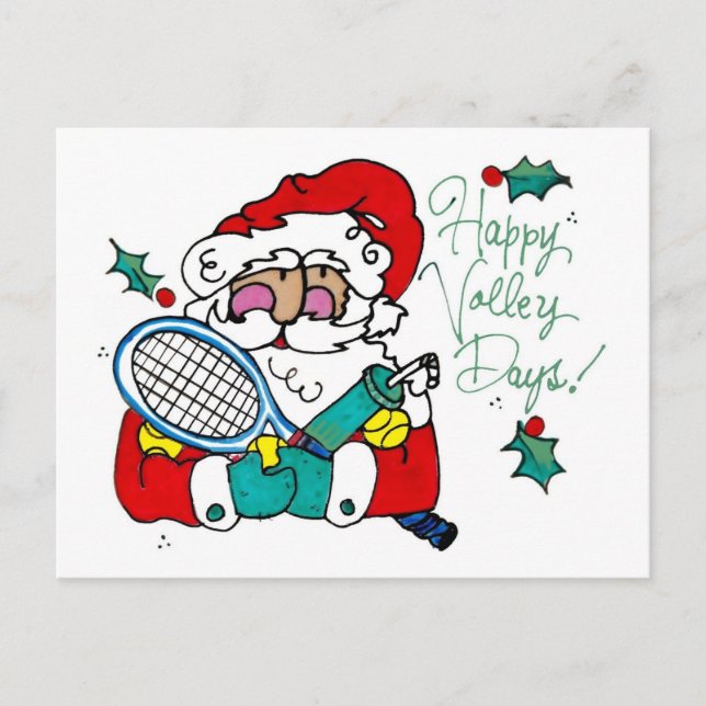 Post Card - Happy Volley Days Postkarte (Vorderseite)