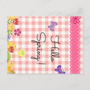 Post Card-Hello Spring! Postkarte