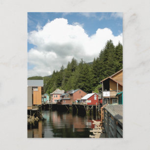 Post Card - Ketchikan Creek Street - Alaska Postkarte