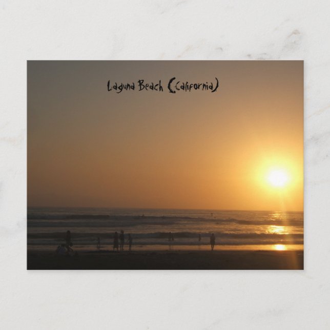 Post Card Laguna Beach (Kalifornien) Postkarte (Vorderseite)