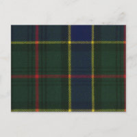 Post Card Ogilvie Hunting Modern Tartan Print