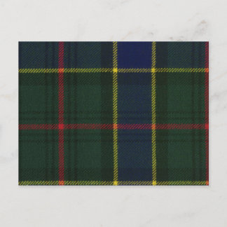 Post Card Ogilvie Hunting Modern Tartan Print Postkarte
