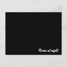 Post Card Rome at night Postkarte