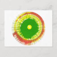 Post Card Spin Art