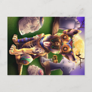 Post Card Wolf Gang die Pup German Sheperd Postkarte