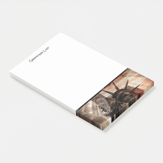 Post es Note Pad Shopping wir die Menschen Post-it Klebezettel (angewinkelt)