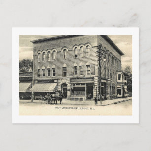 Post & Gedney's Store, Summit NJ Vintag Postkarte