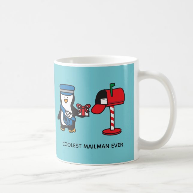 Post-Geschenk Mailman-Post-Damen-Postangestellter Tasse (Rechts)