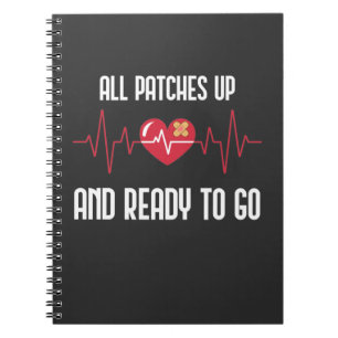 Post Heart Operation gut Bypass Erholung Notizblock