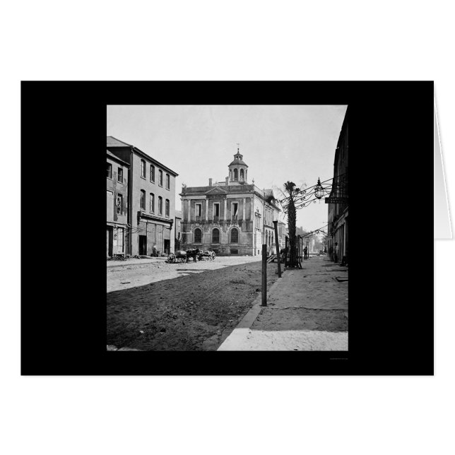 Post in Charleston, SC 1865 (Vorderseite (Horizontal))