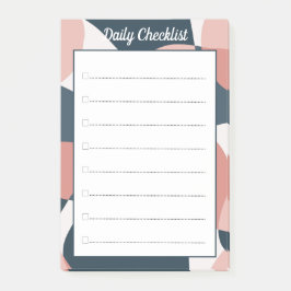 Post-it® Daily Checklist Moderner Minimalist Post-it Klebezettel