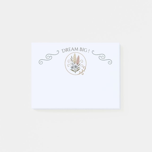 Post-it, floral und anspruchsvoll. post-it klebezettel (Vorderseite)