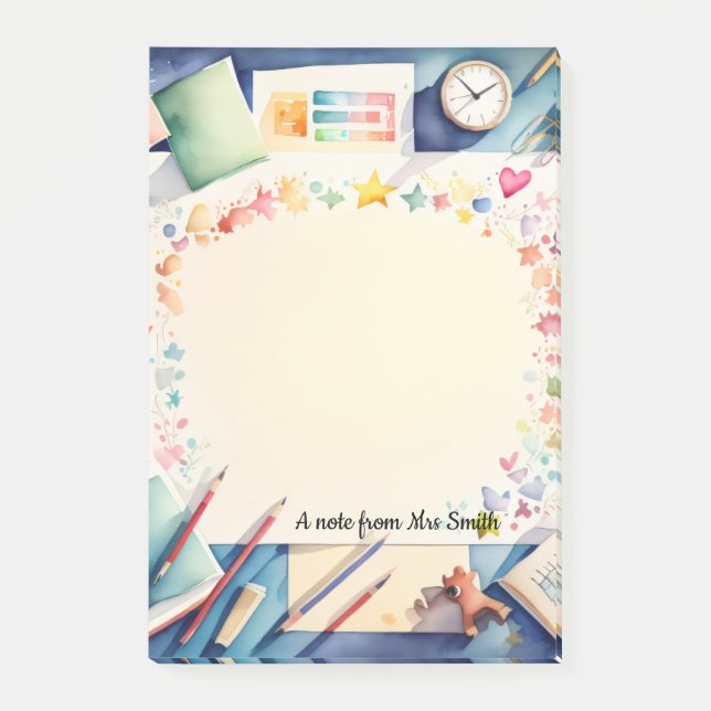 Post-it für Lehrer Klebezettel (Vorderseite)