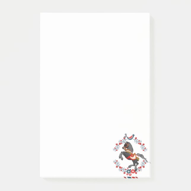 Post-it-Hinweise Pferdeblumen Post-it Klebezettel (Vorderseite)