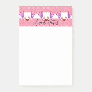 Post-it-Hinweise Rosa Schweine Post-it Klebezettel