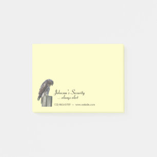 Post-It (Inspektion) - Falke und Klebezettel