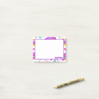 Post-it® Kassetten Retro Vintage Good Vibes Post-it Klebezettel