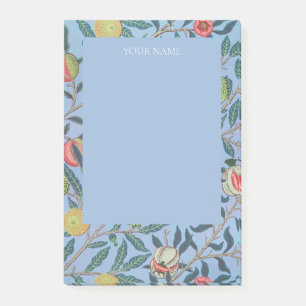 POST-IT KLEBEZETTEL: WILLIAM MORRIS "BLAUE POMEGRA KLEBEZETTEL