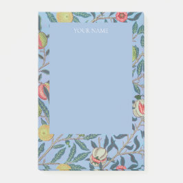 POST-IT KLEBEZETTEL: WILLIAM MORRIS "BLAUE POMEGRA POST-IT KLEBEZETTEL