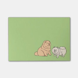 Post-It mit Chow-Chow-Hund Post-it Klebezettel