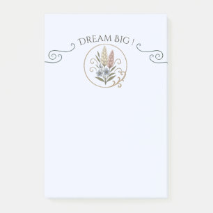 Post-it mittelgroß floral und elegant. klebezettel