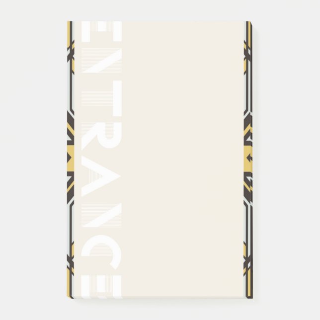Post-it Note [Art Deco] Klebezettel (Vorderseite)
