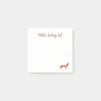 Post-It® Notes, 7,6 cm x 7,6 cm Hund-Dackel Post-it Klebezettel