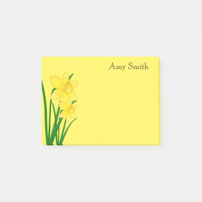 Post-it-Notes-Affodils Post-it Klebezettel (Vorderseite)