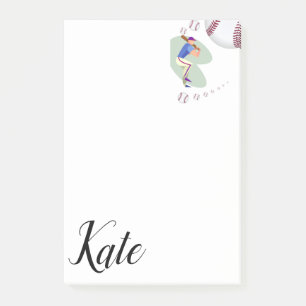 Post-it Notes Baseball Klebezettel