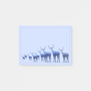 Post-it-Notes-Blue Deer Post-it Klebezettel