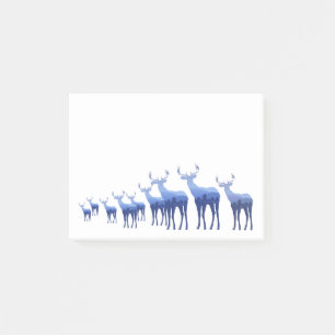 Post-it-Notes-Blue Deer Post-it Klebezettel