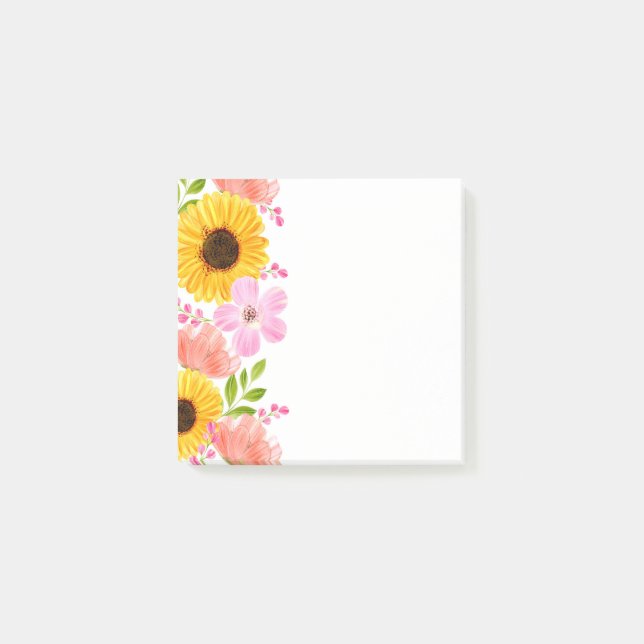 Post-it-Notes-Blume Post-it Klebezettel (Vorderseite)