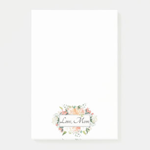 Post-it Notes Blumen Klebezettel