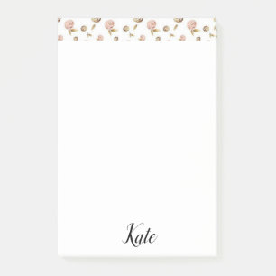 Post-it Notes Blumen Klebezettel