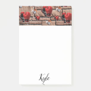 Post-it Notes Boxhandschuhe Klebezettel