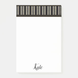 Post-it Notes Brauner Streifen Klebezettel