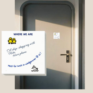 Post it Notes Enten & Schiff Kreuzfahrtschiff Post-it Klebezettel