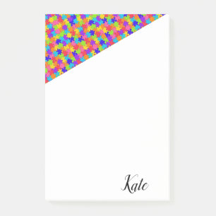 Post-it Notes Farbige Puzzle Klebezettel