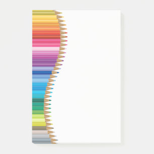 Post-it-Notes-farbige Stifte Post-it Klebezettel