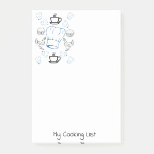 Post-it Notes Farbköche Klebezettel