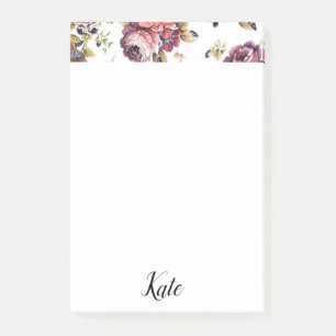 Post-it Notes Floral Klebezettel