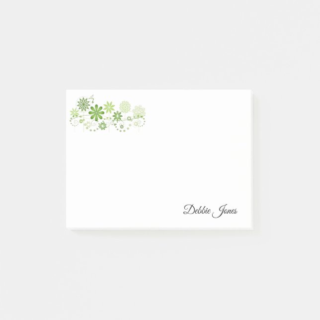 Post-it-Notes-floral Post-it Klebezettel (Vorderseite)