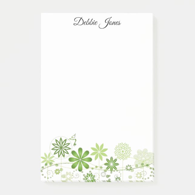 Post-it-Notes-floral Post-it Klebezettel (Vorderseite)