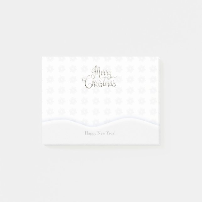 Post-it Notes - Frohe Weihnachten & Happy New Year Post-it Klebezettel (Vorderseite)