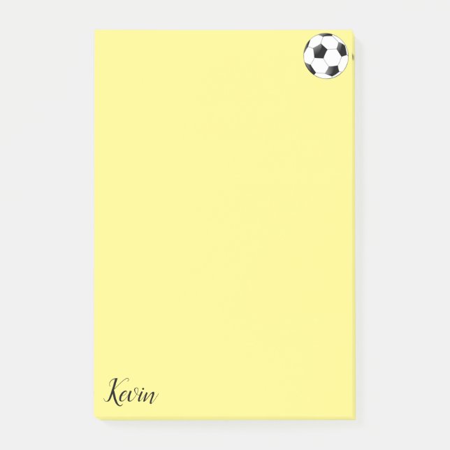 Post-it Notes Fußball Klebezettel (Vorderseite)